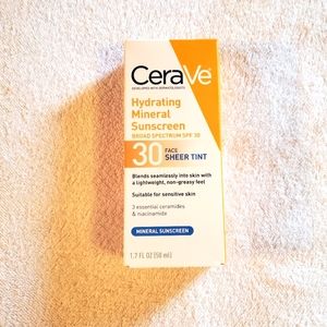 CeraVe Hydrating Mineral Sunscreen Sheer Tint SPF